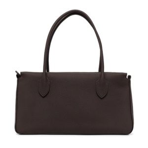 The Row East West Top Handle Bag in Espresso